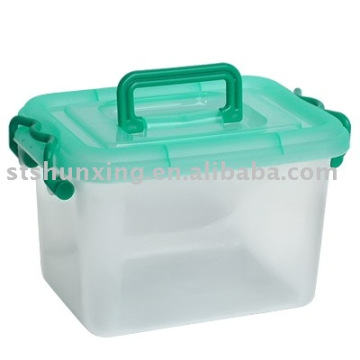 classical transparent household plastic poster storage box for selling